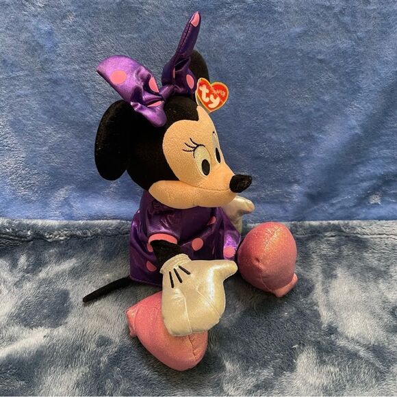 Ty Sparkle Minnie Mouse plush doll - Picture 3 of 8